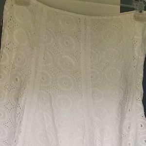 CAbi #381 Lizette Skirt Sz 8 white